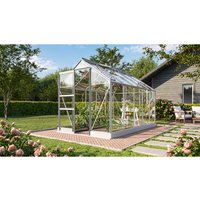 VITAVIA Gewächshaus »Eris 6200«, BxHxL: 195 x 219,9 x 323,2 cm – silberfarben VITAVIA Gewächshaus »Eris 6200«, BxHxL: 195 x 219,9 x 323,2 cm – silberfarben
