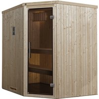 WEKA Ecksauna »Varberg 2«, BxHxT: 194 x 199 x 177 cm – beige WEKA Ecksauna »Varberg 2«, BxHxT: 194 x 199 x 177 cm – beige