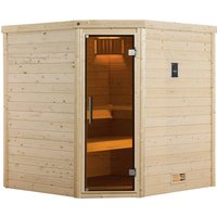 WEKA Ecksauna »Turku 2«, BxHxT: 198 x 205 x 198 cm – beige WEKA Ecksauna »Turku 2«, BxHxT: 198 x 205 x 198 cm – beige