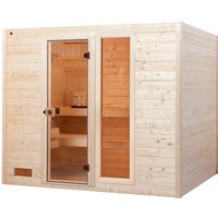 WEKA Ecksauna »Valida 2«, mit 9 kW Kompaktofen, integrierte Steuerung, 239 x 203,5 x 189 cm – beige WEKA Ecksauna »Valida 2«, mit 9 kW Kompaktofen, integrierte Steuerung, 239 x 203,5 x 189 cm – beige