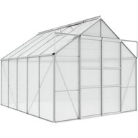 Mr. GARDENER Gewächshaus »8300/ 6 DT«, 8,3 m², Aluminium, winterfest – silberfarben Mr. GARDENER Gewächshaus »8300/ 6 DT«, 8,3 m², Aluminium, winterfest – silberfarben
