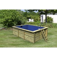 KARIBU Rechteckpool, braun, 14164 l, BxH: 350×125 cm KARIBU Rechteckpool, braun, 14164 l, BxH: 350×125 cm