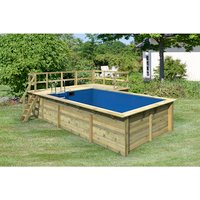 KARIBU Rundpool, braun, 17500 l, BxH: 490.5×125 cm KARIBU Rundpool, braun, 17500 l, BxH: 490.5×125 cm