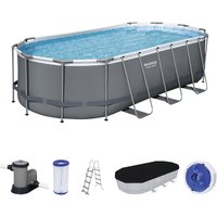 BESTWAY Rechteckpool »Power Steel™«, grau, BxHxL: 549 x 122 x 274 cm Rabatt: 17 % BESTWAY Rechteckpool »Power Steel™«, grau, BxHxL: 549 x 122 x 274 cm Rabatt: 17 %