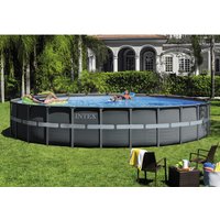 INTEX Rundpool »Ultra Rondo XTR«, Rund, BxH: 732×132 cm, dunkelgrau INTEX Rundpool »Ultra Rondo XTR«, Rund, BxH: 732×132 cm, dunkelgrau