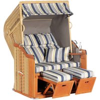 SUNNY SMART Strandkorb »Rustikal«, BxHxT: 125 x 160 x 90 cm, Halblieger, beige/natur SUNNY SMART Strandkorb »Rustikal«, BxHxT: 125 x 160 x 90 cm, Halblieger, beige/natur