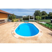 GRE Ovalpool, weiß, BxHxL: 400 x 150 x 800 cm – weiss GRE Ovalpool, weiß, BxHxL: 400 x 150 x 800 cm – weiss