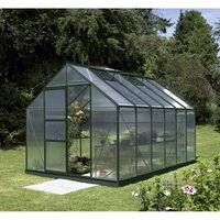 VITAVIA Gewächshaus »Merkur«, 9,9 m², Kunststoff/Aluminium, winterfest – gruen VITAVIA Gewächshaus »Merkur«, 9,9 m², Kunststoff/Aluminium, winterfest – gruen