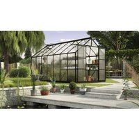 VITAVIA Gewächshaus »Uranus«, 11,5 m², Kunststoff/Aluminium, winterfest – schwarz VITAVIA Gewächshaus »Uranus«, 11,5 m², Kunststoff/Aluminium, winterfest – schwarz