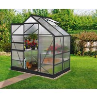 VITAVIA Gewächshaus »Venus 2500«, 2,5 m², Kunststoff/Aluminium, winterfest – schwarz VITAVIA Gewächshaus »Venus 2500«, 2,5 m², Kunststoff/Aluminium, winterfest – schwarz