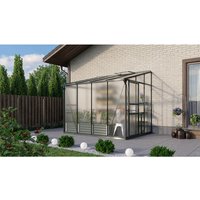 VITAVIA Gewächshaus »Osiris«, 5,2 m², Kunststoff/Aluminium, winterfest – schwarz VITAVIA Gewächshaus »Osiris«, 5,2 m², Kunststoff/Aluminium, winterfest – schwarz