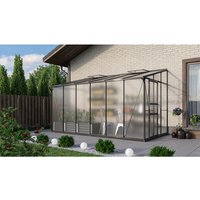 VITAVIA Gewächshaus »Osiris«, 7,8 m², Kunststoff/Aluminium, winterfest – schwarz VITAVIA Gewächshaus »Osiris«, 7,8 m², Kunststoff/Aluminium, winterfest – schwarz