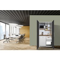 RESPEKTA Schrankküche, mit E-Geräten, Gesamtbreite: 104 cm – grau – Rabatt: 33 % RESPEKTA Schrankküche, mit E-Geräten, Gesamtbreite: 104 cm – grau – Rabatt: 33 %