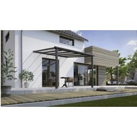 GARDENDREAMS Terrassenüberdachung »Compact Line«, Breite: 304 cm, Dach: Polycarbonat (PC), anthrazitgrau GARDENDREAMS Terrassenüberdachung »Compact Line«, Breite: 304 cm, Dach: Polycarbonat (PC), anthrazitgrau