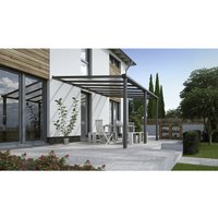 GARDENDREAMS Terrassenüberdachung »Compact Line«, Breite: 424 cm, Dach: Polycarbonat (PC), anthrazitgrau GARDENDREAMS Terrassenüberdachung »Compact Line«, Breite: 424 cm, Dach: Polycarbonat (PC), anthrazitgrau