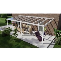 GARDENDREAMS Terrassenüberdachung »Easy Edition«, Breite: 700 cm, Dach: Glas, verkehrsweiß – weiss GARDENDREAMS Terrassenüberdachung »Easy Edition«, Breite: 700 cm, Dach: Glas, verkehrsweiß – weiss