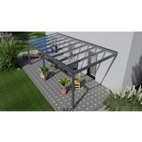 GARDENDREAMS Terrassenüberdachung »Easy Edition«, Breite: 700 cm, Dach: Glas, anthrazitgrau GARDENDREAMS Terrassenüberdachung »Easy Edition«, Breite: 700 cm, Dach: Glas, anthrazitgrau