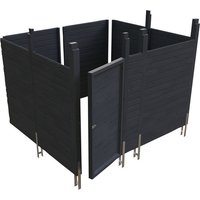 SKANHOLZ Abstellraum zum Unterbau in ein SKAN HOLZ Carport, schiefergrau SKANHOLZ Abstellraum zum Unterbau in ein SKAN HOLZ Carport, schiefergrau