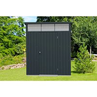 Duramax Metallgerätehaus, BxHxT: 198,6 x 228,9 x 196,5 cm, anthrazit – grau Duramax Metallgerätehaus, BxHxT: 198,6 x 228,9 x 196,5 cm, anthrazit – grau