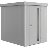 BIOHORT Gerätehaus »Neo 2A«, Stahl, BxHxT: 180 x 222 x 236 cm (Außenmaße inkl. Dachüberstand) – silberfarben Rabatt: 20 % BIOHORT Gerätehaus »Neo 2A«, Stahl, BxHxT: 180 x 222 x 236 cm (Außenmaße inkl. Dachüberstand) – silberfarben Rabatt: 20 %
