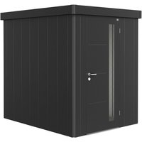 BIOHORT Gerätehaus »Neo 2A«, Stahl, BxHxT: 180 x 222 x 236 cm (Außenmaße inkl. Dachüberstand) – grau BIOHORT Gerätehaus »Neo 2A«, Stahl, BxHxT: 180 x 222 x 236 cm (Außenmaße inkl. Dachüberstand) – grau