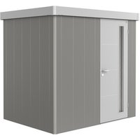 BIOHORT Gerätehaus »Neo 1B«, Stahl, BxHxT: 236 x 222 x 180 cm (Außenmaße) – grau BIOHORT Gerätehaus »Neo 1B«, Stahl, BxHxT: 236 x 222 x 180 cm (Außenmaße) – grau