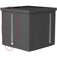 BIOHORT Zusatztür, feuerverzinkt, quarzgraumetallic BIOHORT Zusatztür, feuerverzinkt, quarzgraumetallic