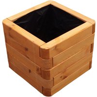 Mr. GARDENER Blumenkasten, BxH: 40 x 35 cm, pinienfarben, Holz – beige Mr. GARDENER Blumenkasten, BxH: 40 x 35 cm, pinienfarben, Holz – beige