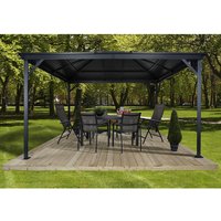 SOJAG Pavillon »Ventura«, quadratisch, BxHxT: 296 x 260 x 296 cm – grau SOJAG Pavillon »Ventura«, quadratisch, BxHxT: 296 x 260 x 296 cm – grau