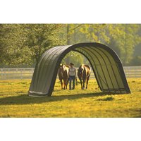 SHELTERLOGIC Gartenhaus »Run-In-Shed«, Kunststoff, BxHxT: 370 x 250 x 610 cm (Außenmaße inkl. Dachüberstand) – gruen SHELTERLOGIC Gartenhaus »Run-In-Shed«, Kunststoff, BxHxT: 370 x 250 x 610 cm (Außenmaße inkl. Dachüberstand) – gruen