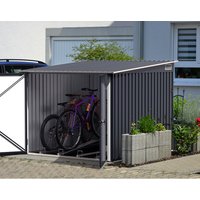 Duramax Fahrradbox, aus Stahlblech, 203×162,5×202,1cm (BxHxT), 0 Liter – grau Duramax Fahrradbox, aus Stahlblech, 203×162,5×202,1cm (BxHxT), 0 Liter – grau