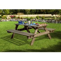 WEKA Picknicktisch, BxH: 142 x 72 cm, Holz – braun WEKA Picknicktisch, BxH: 142 x 72 cm, Holz – braun