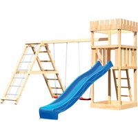 KARIBU Spielturm, BxHxT: 415 x 259,5 x 264 cm, natur – braun Rabatt: 20 % KARIBU Spielturm, BxHxT: 415 x 259,5 x 264 cm, natur – braun Rabatt: 20 %
