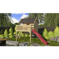 AKUBI Spielturm, BxHxT: 198 x 329,5 x 243 cm, natur – braun (Rabatt: 25 %) AKUBI Spielturm, BxHxT: 198 x 329,5 x 243 cm, natur – braun (Rabatt: 25 %)