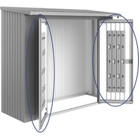 BIOHORT Türpaket, stahlblech, silbermetallic – silberfarben BIOHORT Türpaket, stahlblech, silbermetallic – silberfarben