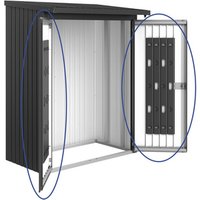 BIOHORT Türpaket, stahlblech, dunkelgraumetallic BIOHORT Türpaket, stahlblech, dunkelgraumetallic