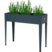 Herstera Garden Hochbeet, 80 l, rechteckig – grau Herstera Garden Hochbeet, 80 l, rechteckig – grau