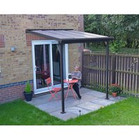 PALRAM Terrassendach »Sierra«, Breite: 230 cm, Dach: Polycarbonat (PC), anthrazit – grau Rabatt: 24 % PALRAM Terrassendach »Sierra«, Breite: 230 cm, Dach: Polycarbonat (PC), anthrazit – grau Rabatt: 24 %