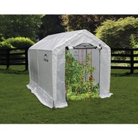 SHELTERLOGIC Gewächshaus, 4,32 m², Kunststoff – weiss SHELTERLOGIC Gewächshaus, 4,32 m², Kunststoff – weiss