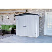 Spacemaker Gartenschrank, 191 x 200 x 99,5 cm (BxHxT), 3.144 Liter – grau Spacemaker Gartenschrank, 191 x 200 x 99,5 cm (BxHxT), 3.144 Liter – grau