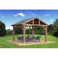 Westmann Holzpavillon »Yukon«, BxHxT: 427 x 330 x 366 cm – beige Westmann Holzpavillon »Yukon«, BxHxT: 427 x 330 x 366 cm – beige
