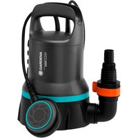 GARDENA Klarwasser-Tauchpumpe »9000«, 300 W, Fördermenge: 9000 l/h – schwarz GARDENA Klarwasser-Tauchpumpe »9000«, 300 W, Fördermenge: 9000 l/h – schwarz