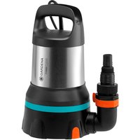 GARDENA Klarwasser-Tauchpumpe »1100 Aquasensor«, 450 W, Fördermenge: 11000 l/h – silberfarben GARDENA Klarwasser-Tauchpumpe »1100 Aquasensor«, 450 W, Fördermenge: 11000 l/h – silberfarben
