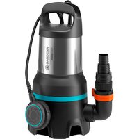 GARDENA Schmutzwasser-Tauchpumpe »25000«, 1100 W, Fördermenge: 25000 l/h – silberfarben GARDENA Schmutzwasser-Tauchpumpe »25000«, 1100 W, Fördermenge: 25000 l/h – silberfarben