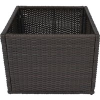 Whirlpool Pflanzenkorb 61 x 57 x 43 cm Randmöblierung für Whirlpools braun Whirlpool Pflanzenkorb 61 x 57 x 43 cm Randmöblierung für Whirlpools braun