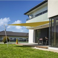 WINDHAGER Sonnensegel, Dreieck – gelb WINDHAGER Sonnensegel, Dreieck – gelb