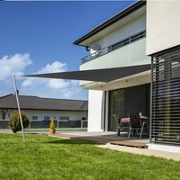 WINDHAGER Sonnensegel, Dreieck – schwarz WINDHAGER Sonnensegel, Dreieck – schwarz