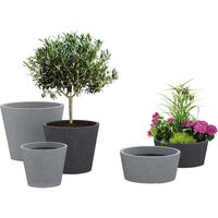 SCHEURICH Pflanzgefäß »C-CONE«, ØxH: 47,2 x 39,4 cm, grau SCHEURICH Pflanzgefäß »C-CONE«, ØxH: 47,2 x 39,4 cm, grau
