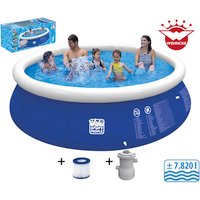 HAPPY PEOPLE Rundpool, blau, ØxH: 420 x 84 cm HAPPY PEOPLE Rundpool, blau, ØxH: 420 x 84 cm