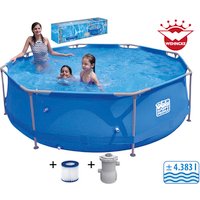 Rundpool, blau, ØxH: 300 x 76 cm Rabatt: 15 % Rundpool, blau, ØxH: 300 x 76 cm Rabatt: 15 %